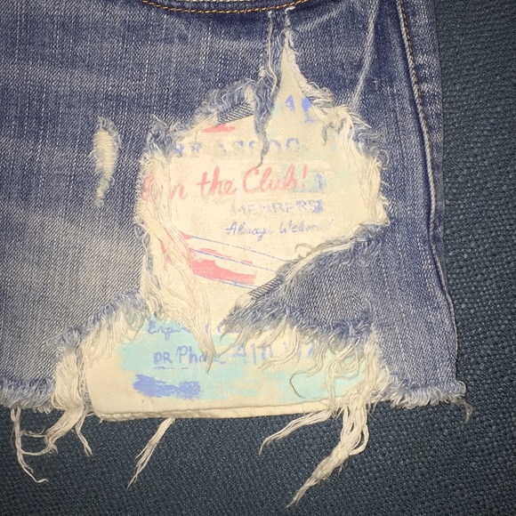 Hollister Destroyed Jean Skirt - Picture 2 of 5
